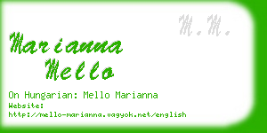 marianna mello business card